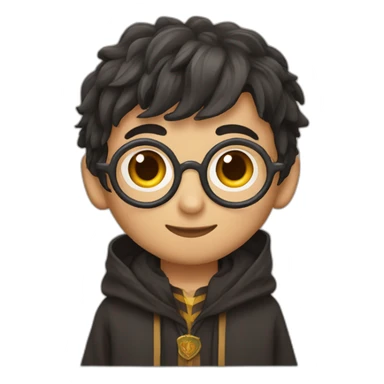 Harry potter wearing an andean chullo sticker