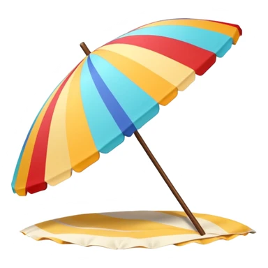 beach umbrella sticker