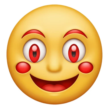 Insane smiley face  who wants to spend money and looks evil but make it with red tired eyes because it’s addicted  sticker