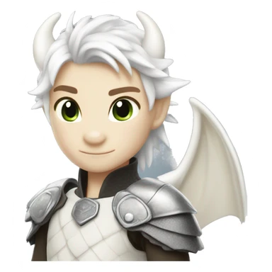 Toothless dragon light fury white sticker