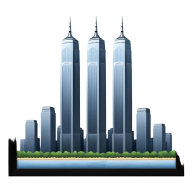 Twin tower sticker