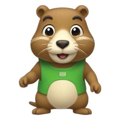 gopher-golang-android-platform-green sticker