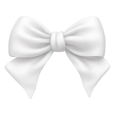 cute and very adorable ribbon for hair pin white sticker