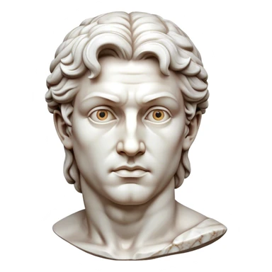 Cinematic Realistic Michelangelo's David Sculpture Emoji, depicted as a masterful Renaissance statue with idealized proportions and a serene noble expression, rendered with lifelike marble textures and soft classical lighting that captures its timeless beauty. sticker