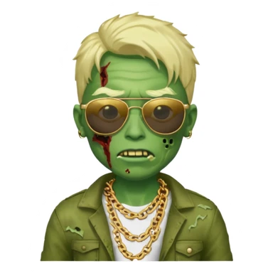 memoji zombie swag sticker