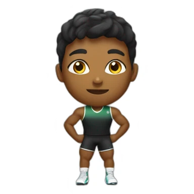 athlete sweats sticker