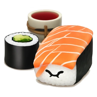 Sushi and sake  sticker
