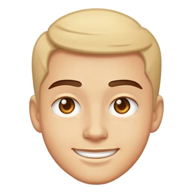 Turned another way but smirking sticker