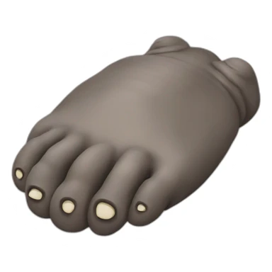 Babirusa foot sticker