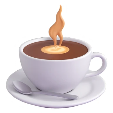 a cup of coffee sticker