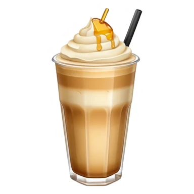 Ice latte honey salt sticker