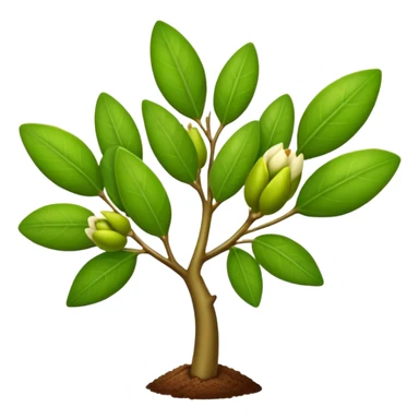jojoba plant sticker