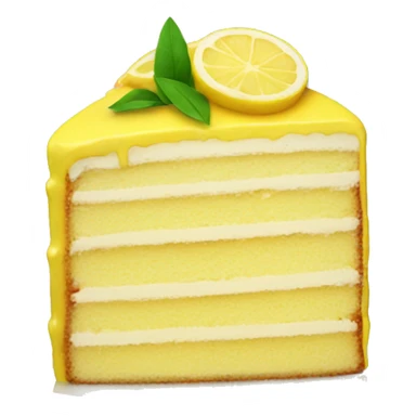 Lemon cake sticker