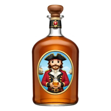 Bouteille de Captain Morgan, 1 l sticker