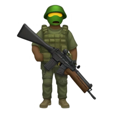 zelenskii and ak47 sticker