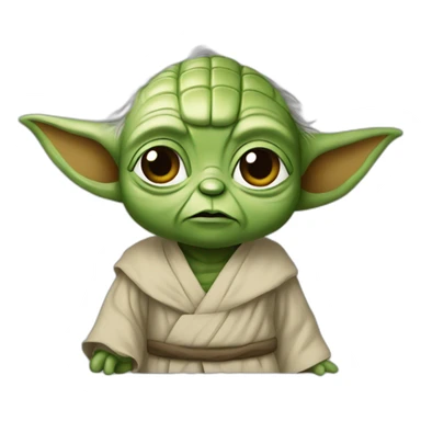 yoda toamdo servesa sticker
