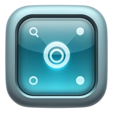 abstract futuristic matte glass transluscent text to speech generator sticker