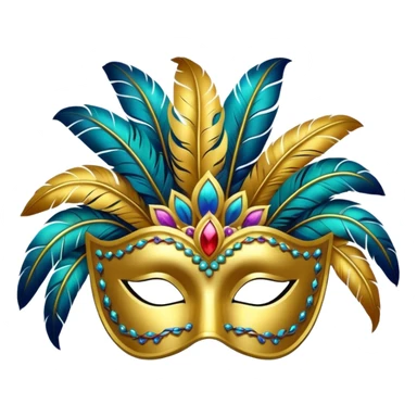 Antifaz de carnaval sticker