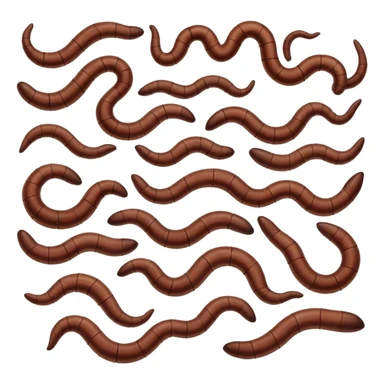 Vers de terre sticker