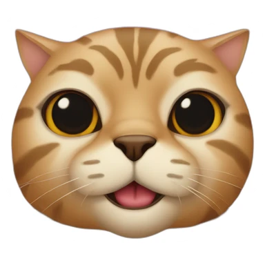 Gata con labios pintados sticker