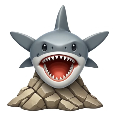 Shark Tooth Fossilized Imprints sticker