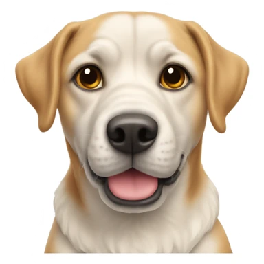 Un chien avec un pull  sticker