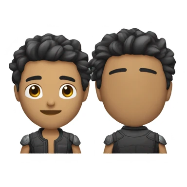 Persona hombre poco cabello morena fuerte sticker