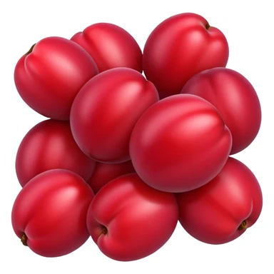 Red plum sticker