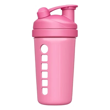 pink protein shaker bottle sticker