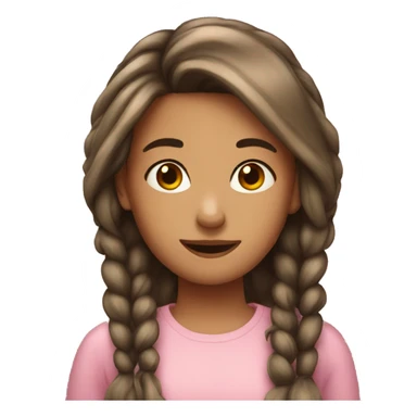 A girl with her best friend  sticker