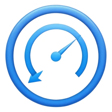 circular progress bar at 100% completion with checkmark sticker