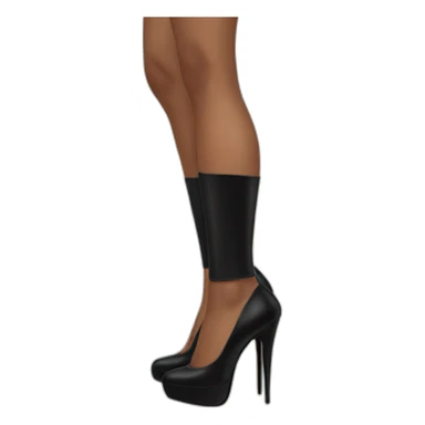 Black heels sticker