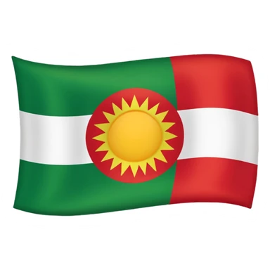 Kurdistan flag sticker
