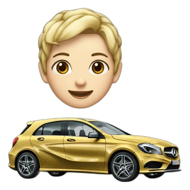 Cute Mercedes A klasse sticker