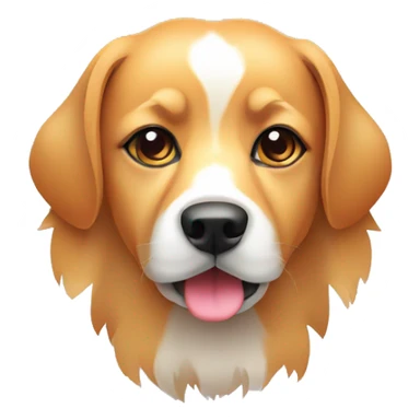 Vector art of dog made of vector gradient shapes abstract shapes vector art sticker