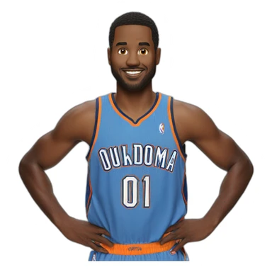Oklahoma city thunders sticker