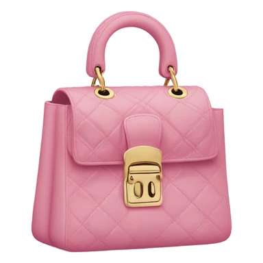 Pink dior bag sticker