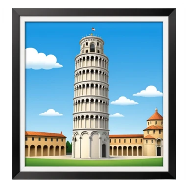 Torre di pisa sticker