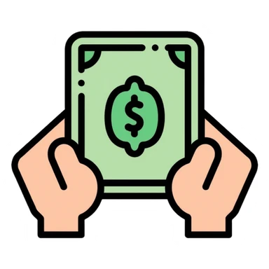 money transfer icon sticker