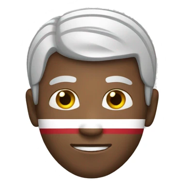 USA white man soccer sticker