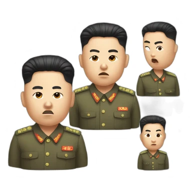 kim jong un say NO sticker