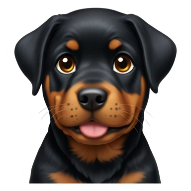 rottweiler puppy sticker