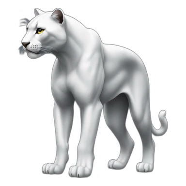 full body Panther  sticker