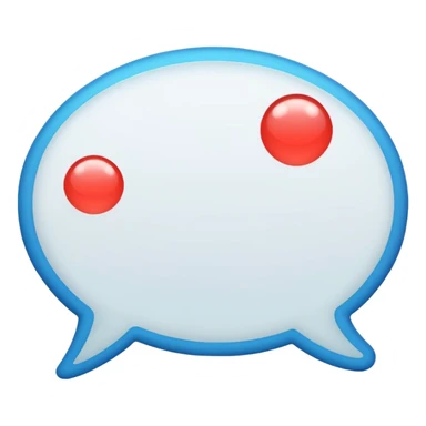 chat bubble with 3 points in it sticker