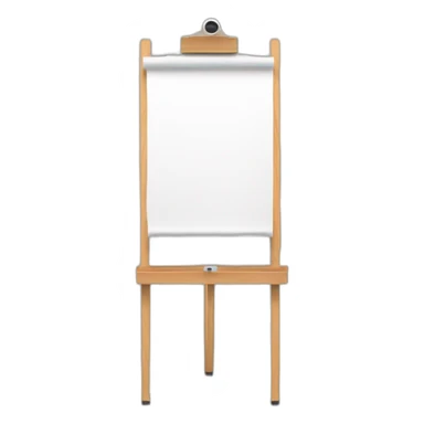 marker board Flipchart without face sticker