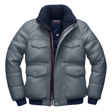 photorealistic tommy hilfiger winter jacket sticker