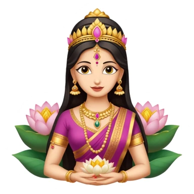 Goddess Lakshmi sticker
