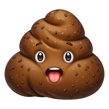 Big piece of poop sticker