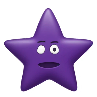 purple star that says owner sticker