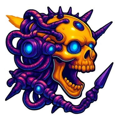 Render this image in retro sticker style, no border, transparent background. sticker